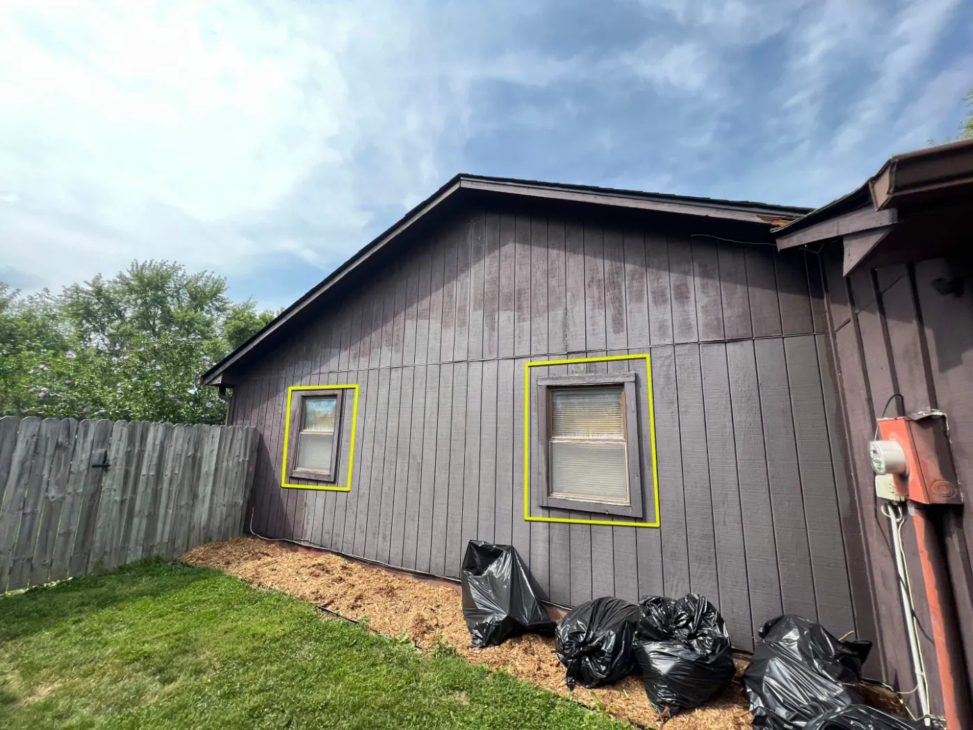 Energy-efficient windows installed in a Eagle Village home